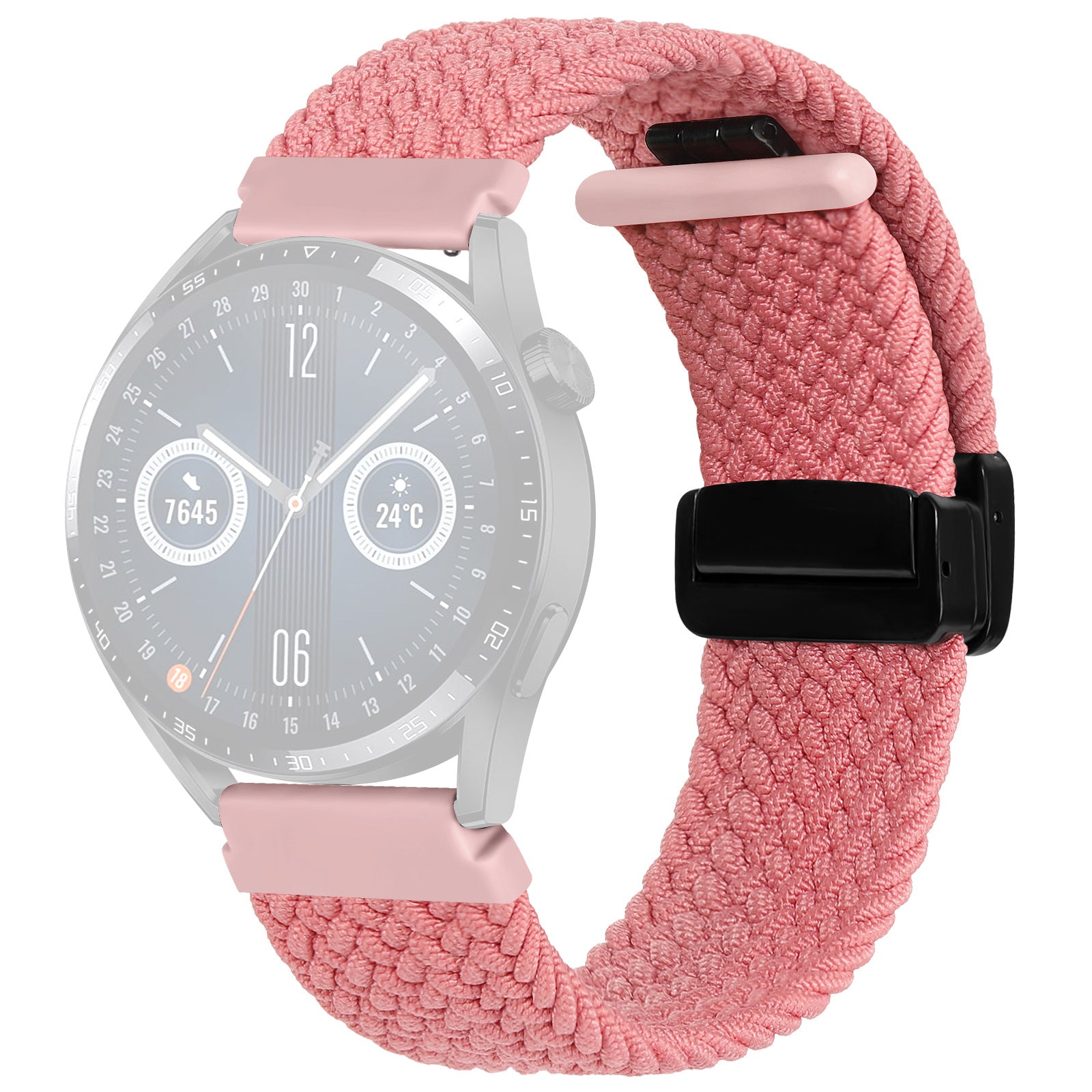 For Garmin Forerunner 265 255 Vivoactive 4 Venu 2 Nylon Watch Strap 22mm Replacement Watchband with Folding Buckle For Garmin Forerunner 265 255 Vivoactive 4 Venu 2 Nylon Watch Strap 22mm Replacement Watchband with Folding Buckle